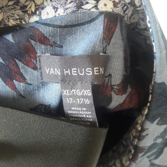 VAN HEUSEN Tropical Shirt, XL - Picture 9 of 9